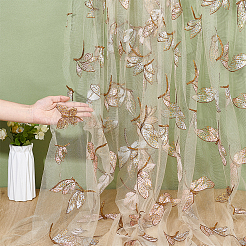 Butterfly & Dragonfly Pattern Polyester Fabric&nbsp;FIND-WH0816-050B