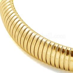 Ion Plating(IP) 304 Stainless Steel Spring Bangles for Women Men&nbsp;BJEW-U003-02C-G