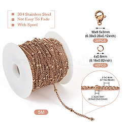 DIY Chain Bracelet Necklace Making Kit&nbsp;CHS-TA0001-44