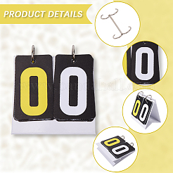 PVC with Paper Tabletop Flip Scoreboard&nbsp;AJEW-WH20054-114A