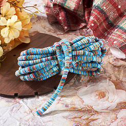 5M Ethnic Style Nylon Braided Round Cords&nbsp;OCOR-TA0003-21B