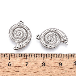 304 Stainless Steel Conch Pendants&nbsp;STAS-T069-27P