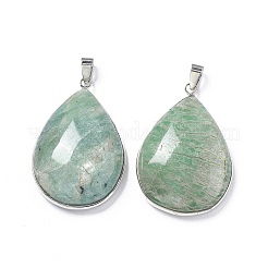 Natural Amazonite Pendants&nbsp;G-P491-06-07