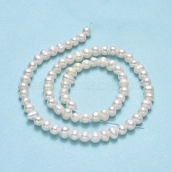 Natural Cultured Freshwater Pearl Beads Strands&nbsp;PEAR-F018-15-01
