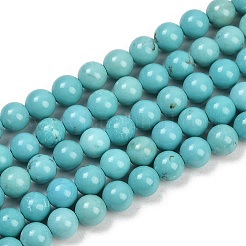 Synthetic Green Turquoise Beads Strands&nbsp;G-T055-6mm-12-1