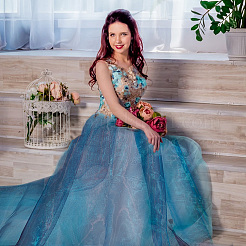 Polyester Organza Fabric&nbsp;DIY-WH0021-45C