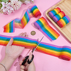 Rainbow Crepe Paper Streamers for Graduation Baby Shower Gender Reveal Birthday Party Decor&nbsp;DIY-WH0622-448