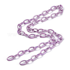 Acrylic Opaque Cable Chains&nbsp;PACR-N009-001E