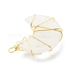 Natural Mixed Stone Copper Wire Wrapped Pendants&nbsp;PALLOY-JF01639