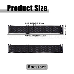 6Pcs Cloth Anti-slip Wig Caps&nbsp;AJEW-FH0008-84