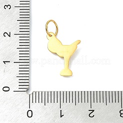 304 Stainless Steel Pendants&nbsp;STAS-A145-03C-G