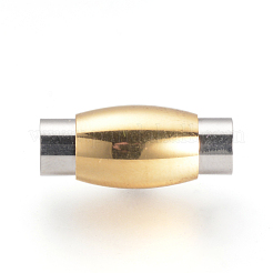 304 Stainless Steel Magnetic Clasps with Glue-in Ends&nbsp;STAS-Q211-01B