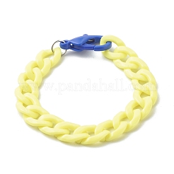 Opaque Acrylic Curb Chain Bracelets&nbsp;BJEW-JB06597