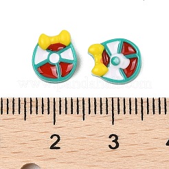 Christmas Theme Luminous Resin Cabochons&nbsp;RESI-U003-02H