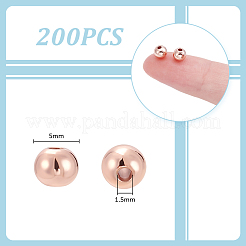 200Pcs Brass Spacer Beads&nbsp;KK-UN0005-48
