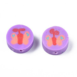 Handmade Polymer Clay Beads&nbsp;CLAY-N006-48