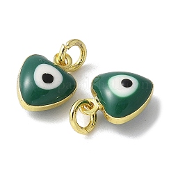 Brass Enamel Charms&nbsp;KK-S518-03B-G