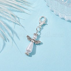 Plastic Imitation Pearl Pendant Decorations&nbsp;HJEW-JM01695