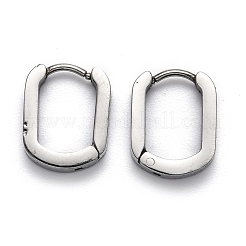 Tarnish Resistant 304 Stainless Steel Huggie Hoop Earrings&nbsp;STAS-H156-11B-P