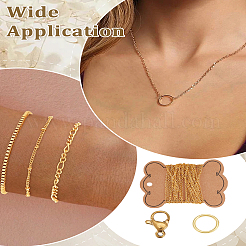 DIY Brass Cable Chains Necklaces/Bracelets Making Kits&nbsp;DIY-LP0005-54