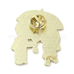 Couple Zinc Alloy Enamel Pin Brooch&nbsp;JEWB-R022-01A