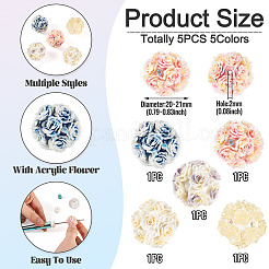 Handmade Rhinestone Clay Pave Beads&nbsp;CLAY-TAC0015-02C