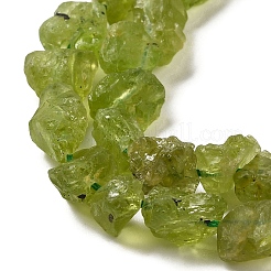 Raw Rough Natural Olive Quartz Beads Strands&nbsp;G-I283-G07-02