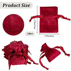 10Pcs Velvet Storage Bags&nbsp;TP-BBC0001-12A-01