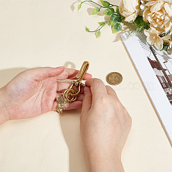 Brass Key Hook Shanckle Clasps&nbsp;KEYC-ME00011