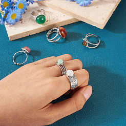 DIY Gemstone Ring Making Kit&nbsp;DIY-TA0005-21