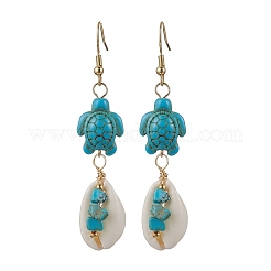 5 Pairs 304 Stainless Steel Shell Dangle Earrings&nbsp;EJEW-JE06441