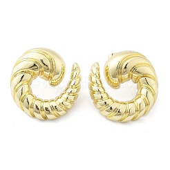 Brass Stud Earrings for Women&nbsp;EJEW-U035-02G