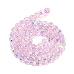 Electroplate Glass Beads Strands&nbsp;EGLA-Q129-02A-AB01