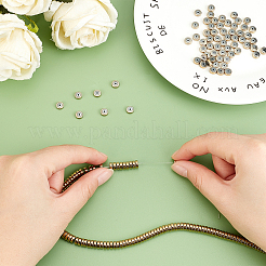 Electroplate Non-magnetic Synthetic Hematite Beads Spacers Strands&nbsp;G-SC0002-24B-LG