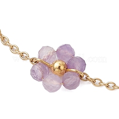 Natural Mixed Gemstone Beaded Link Bracelets&nbsp;BJEW-JB11246