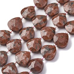 Natural Plum Blossom Jasper Beads Strands&nbsp;G-P570-E02-02