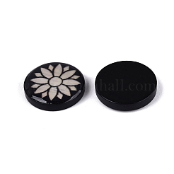 Acrylic & Natural Freshwater Shell Cabochons&nbsp;OACR-N164-06
