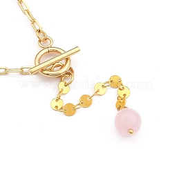 Brass Safety Pin Pendant Necklaces&nbsp;NJEW-JN03026