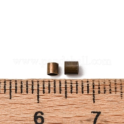 Brass Crimp Beads&nbsp;KK-PH0035-14-AB