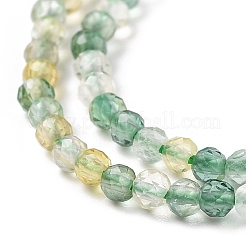 Synthetic Green Yellow Quartz Beads Strands&nbsp;G-C009-A10