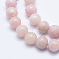 Natural Pink Opal Beads Strands&nbsp;G-E444-28-10mm