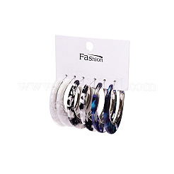 Acrylic Hoop Earrings&nbsp;FS-WG995C7-08