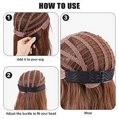 6Pcs Cloth Anti-slip Wig Caps&nbsp;AJEW-FH0008-84