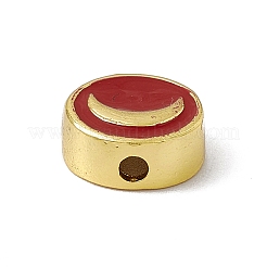 Real 18K Gold Plated Brass Enamel Beads&nbsp;LS-KK-A170-01G-04