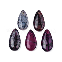 Natural Dragon Veins Agate Pendants&nbsp;G-N0325-16A