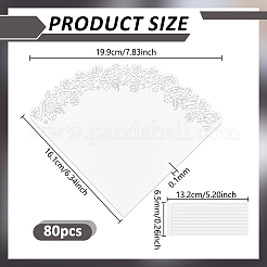 80Pcs Hollow Wedding Confetti Cones&nbsp;DIY-GA0009-59A
