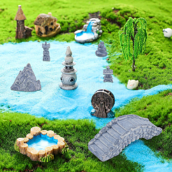 28Pcs 14 Styles Resin Display Decoration&nbsp;DJEW-FH0011-49