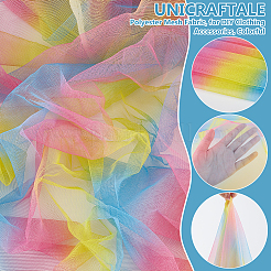 Polyester Mesh Fabric&nbsp;DIY-WH0889-03D