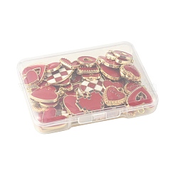 44Pcs 11 Styles Alloy Enamel Pendants&nbsp;ENAM-FS0004-28