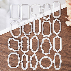 Label Frame Theme Carbon Steel Cutting Dies Stencils&nbsp;DIY-WH20007-66